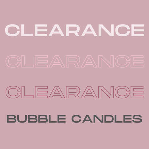 The Danelles  Clearance Bubble Candles